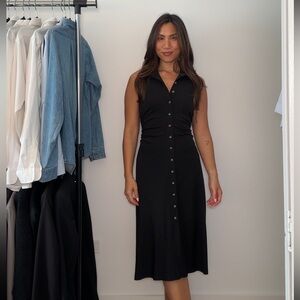 Banana Republic Racer Knit Midi Dress